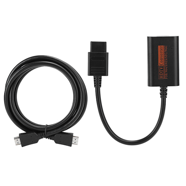 720P Vintage Spillkonsoll Videokonverter Høydefinisjon HDMI-adapter for NGC/N64/SNES/SFC