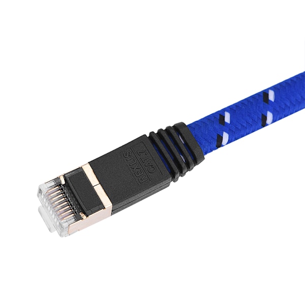 CAT7 RJ45 10 Gbps Patch Shielded Lan Nätverkskabel Platt Ethernet-kabel 1,8 m
