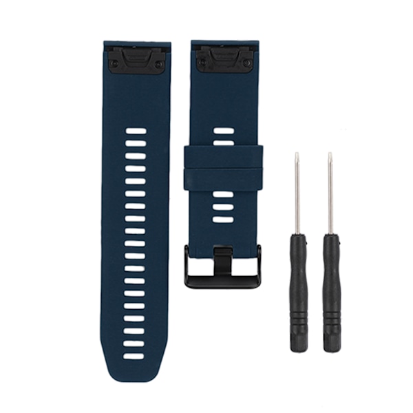 26mm Quick Release Watch Strap + Screwdriver for Garmin Fenix3/Fenix3HR/5X/5X PlusDark Blue