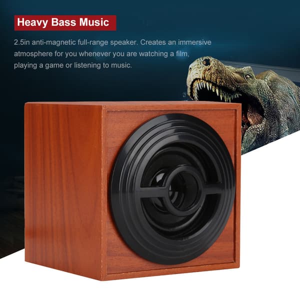 M9 Træ USB Mini Højttaler Bærbar Træ Desktop Computer Højttaler PC Subwoofer