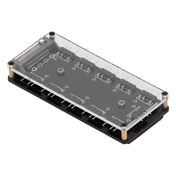 FREEZEMOD RBW Hub Splitter 10-vejs understøttelse 5V lampe med ventilator computer vandkøling tilbehør