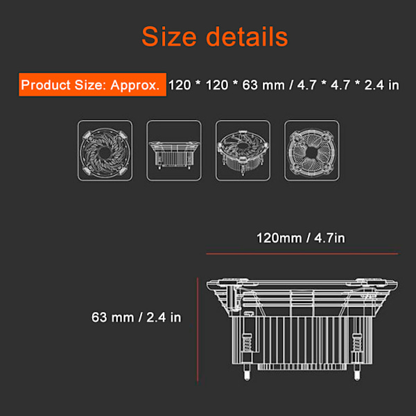 ID-COOLING DK-03i Halo Downblown hiljainen CPU-aukkojäähdytin, joka haihduttaa lämpöä (punainen valo)