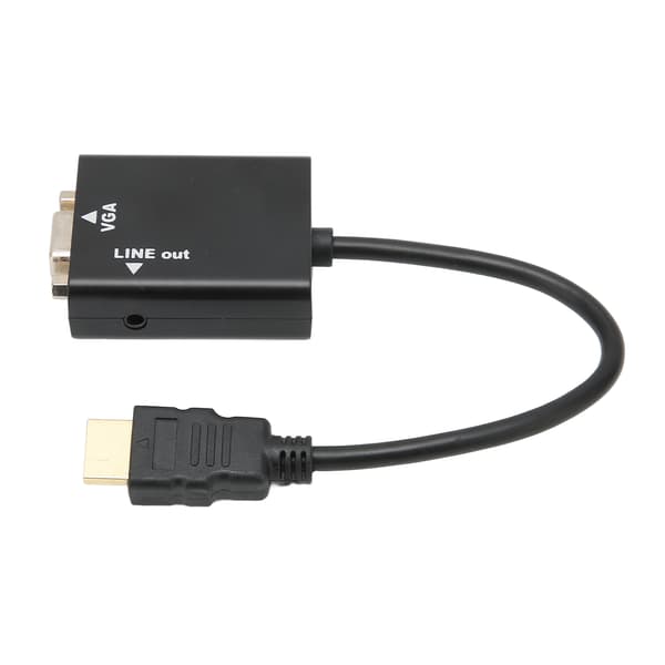 HD Multimedia Interface til VGA 1080P Full HD Anti-korrosjon Liten Kompakt HD Multimedia Interface til VGA Adapter