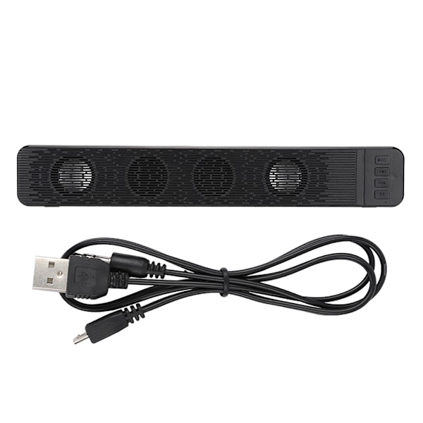 Hem Bluetooth 4.2 Strip Högtalare Tung Bas för Stationär Dator Bärbar Dator Mobiltelefon