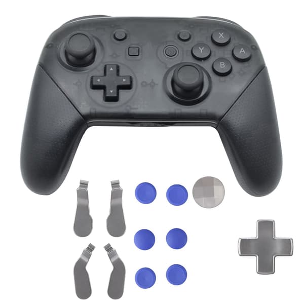 14PCS/Set Håndtak Knapper Erstatningssett Kontroller Nøkkel for XBOX ONE ELITE/ PS4 / Switch(Blå)