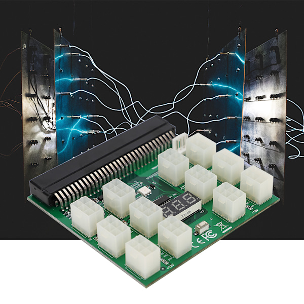 Server strømforsyning adapter utvidelseskort med 3-farget LED spenningsdisplay for DPS-700LB D