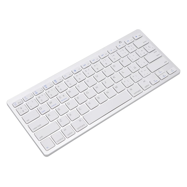 Espanjalainen ultraohut langaton Bluetooth-mykkänäppäimistö Apple Mac WindowS Androidille