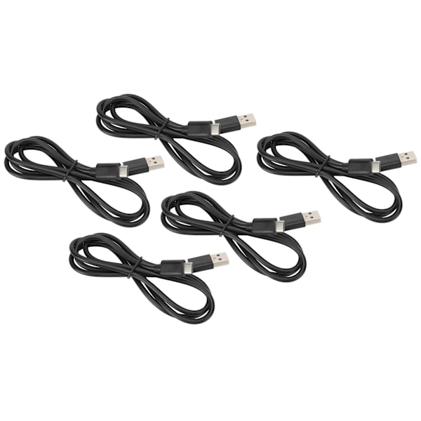 5 stk. opladningskabel USB C datakabel opladerkabel til Switch Lite controller tilbehør