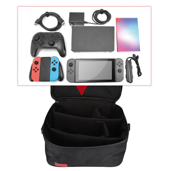 Bärbar multifunktionell crossbody-väska för Switch-värdtillbehör