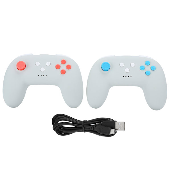 Trådløs Bluetooth Gamepad for Switch Pro Mini Grip Håndtak for NS Lite Dobbel VibrasjonLys Grå
