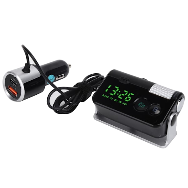 BC73 Auton PD/QC3.0 Laturi Handsfree FM Lähetin Monitoiminen Bluetooth MP3-Soitin