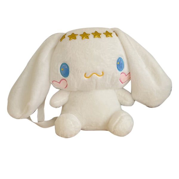 Kawaii pehmoinen reppu Anime-lelu pehmoinen olkalaukku Pehmeä sarjakuva koululaukku tytöille Syntymäpäivälahja  Yksi koko White
