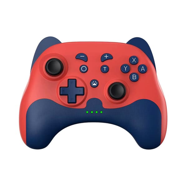 Switch Pro-kontroller för Nintendo Switch/Switch Lite/OLED, trådlös Switch-kontroller med LED-ljus och väckningsfunktion, ergonomisk halkfri
