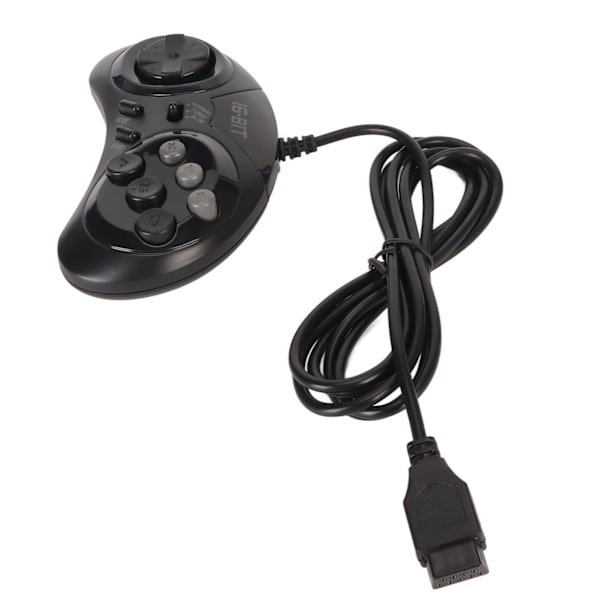 for Sega Controller 9 Pin 16Bit Mini Håndholdt Ergonomisk Klassisk Bærbar Gamepad Controller