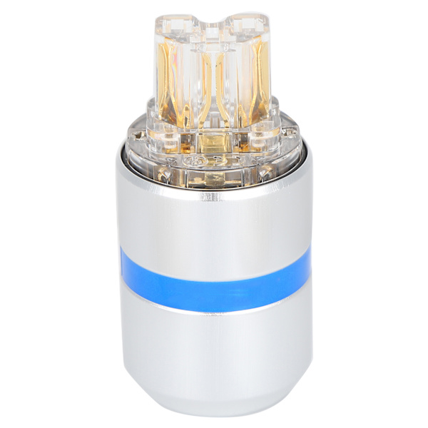 Monosaudio Audio Power Connector Ren Kobber 24K Guldbelagt Strømstik AC Strøm og HiFi Audio Connector (F107G Hun )