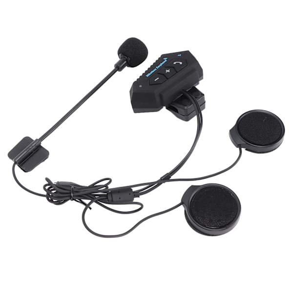 Hjelm Bluetooth Intercom Headset Ridning Hjelm Bluetooth 5.0 Musik Intercom Headset