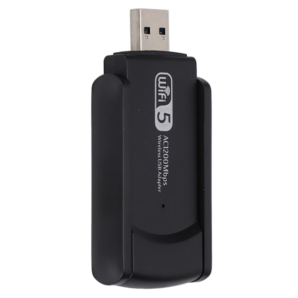 Dual Band USB-adapter 1200M 2.4G+5G Dual Band Gigabit-netværkskort til bærbar computer