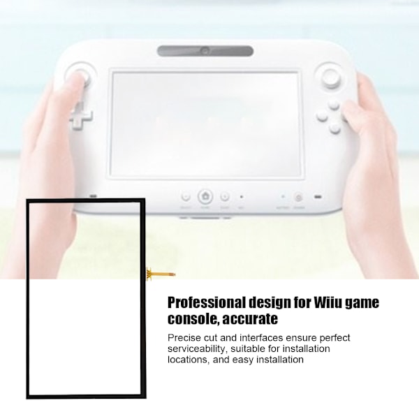 LCD-berøringsskjerm erstatningsdel for Nintendo Wiiu spillkonsoll