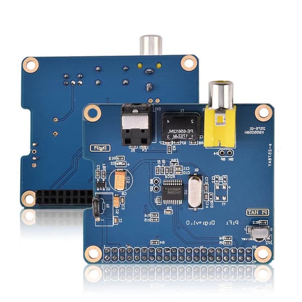 HIFI DiGi+ Digital Sound Card I2S SPDIF Optisk Fiber til Raspberry Pi 3B / Zero / 2B/ B+