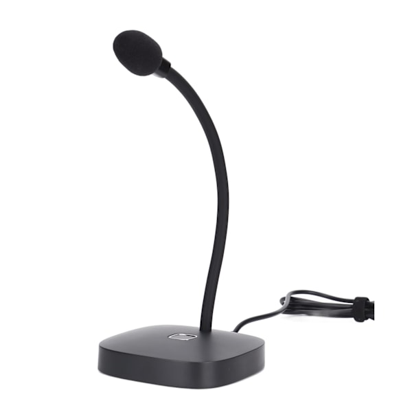 USB-mikrofon - Enkel stil - Omnidirektionel - 360° justerbar - Computerudstyr til Win XP - til Win 7 - til OS X - Sort
