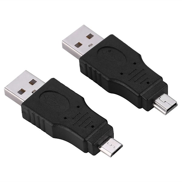 Pakke med 10 stk. Multiple USB2.0-adaptere Micro/Mini han/hun-konvertere stik