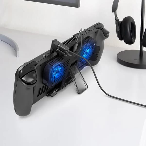 For Steam Deck Fan Cooling Cooler Holder Bracket External Base Stand Replacement Dock For Steam Deck Console Game Accessories