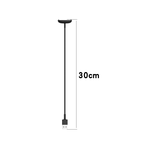 2 stk. oplader kompatibel med Fitbit Inspire 2 / Fitbit Ace 3, erstatnings-USB-opladningsdock-opladerkabel