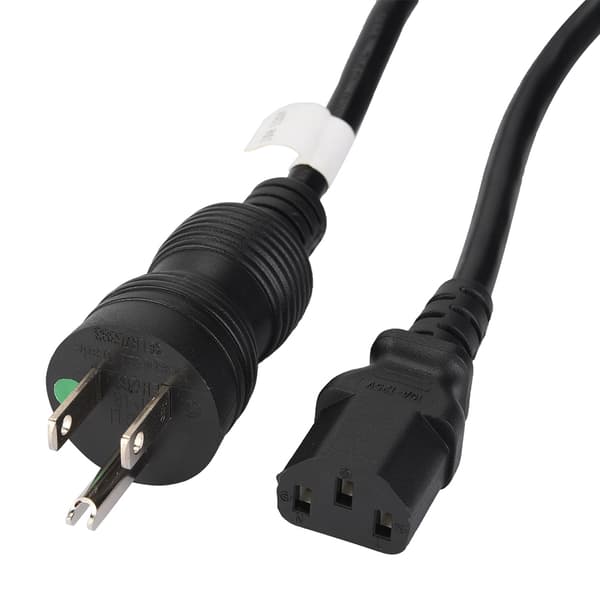 2,8M 18A 300V Strømkabel PVC Forlengelseskabel