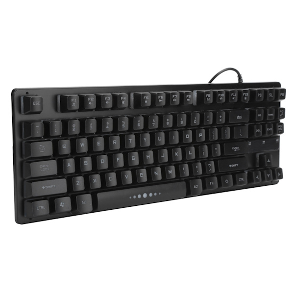 Trådbundet speltangentbord 87‑tangent RGB-bakgrundsbelysning Mekanisk ergonomisk datortillbehör GK‑10