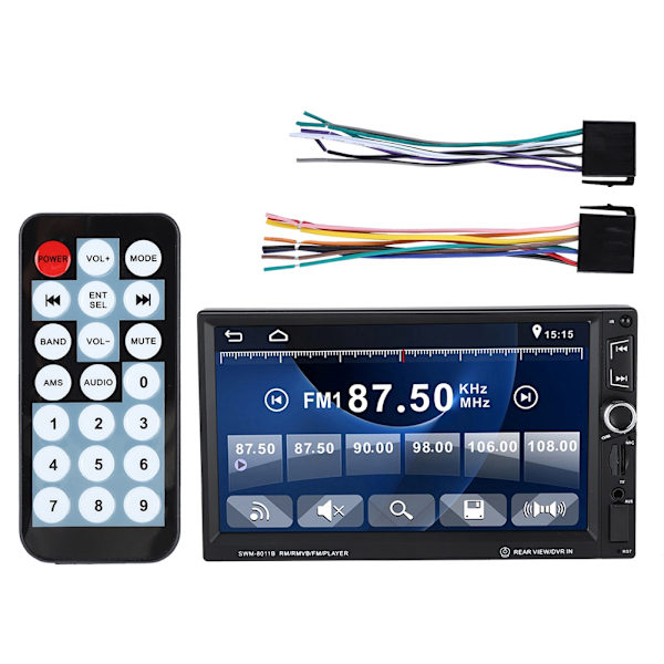 7 tuuman auton videonauhuri Bluetooth kosketusnäyttö MP5-radio HD-soitin