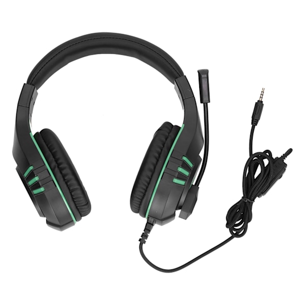 M205 kablet gaming-headset med mikrofon 3,5 mm stik støjreduktion gaming-headset til PS4Grøn