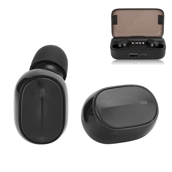 TWS M12 Langattomat nappikuulokkeet Bluetooth 5.0 LED-näyttö Kuulokkeet Vedenpitävät S12 KuulokkeetA9