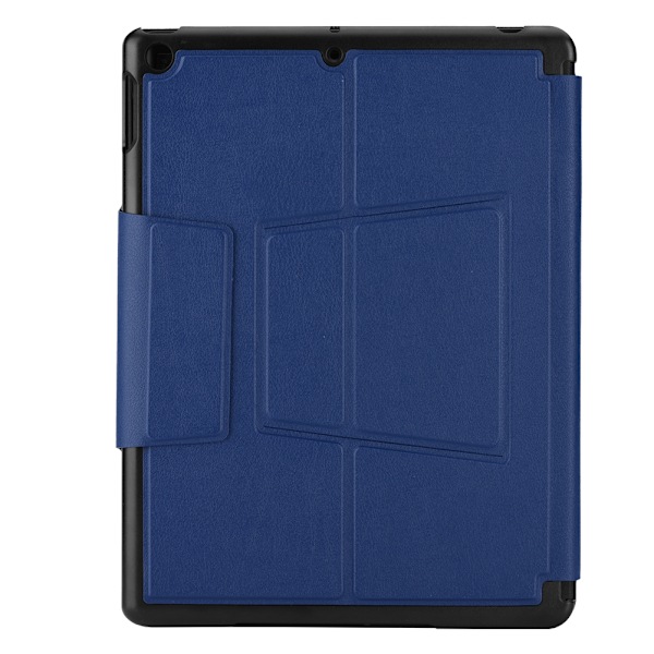 Trådlöst Bluetooth-tangentbord Stativ Läderfodral 7 Färger Ljusstyrka för Ipad/IPadAir Blå
