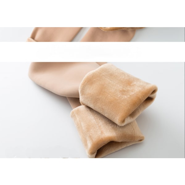 Kvinnors Fleece Opaque Strumpbyxor Strumpor Varma Vinter Footed Pantyhose Leggings，300g (Vadderade Och Tjockare)