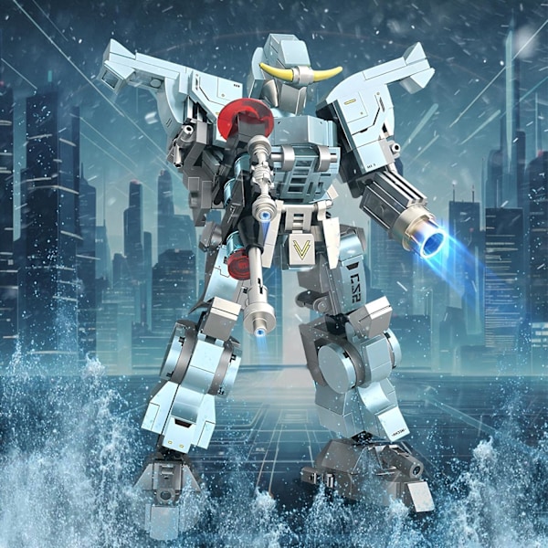 Ismaskin Byggmodell Leksak för Barn, Cool Joint Rörlig Mech Display Set med Exklusiv Display Stativ, Födelsedagspresenter för Pojkar 8-12（428PCS）