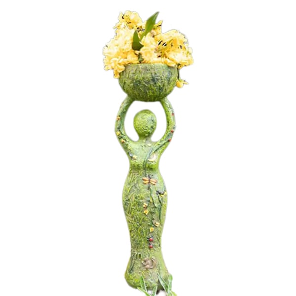 Polyresin T-lys Holder Nurturing Goddess