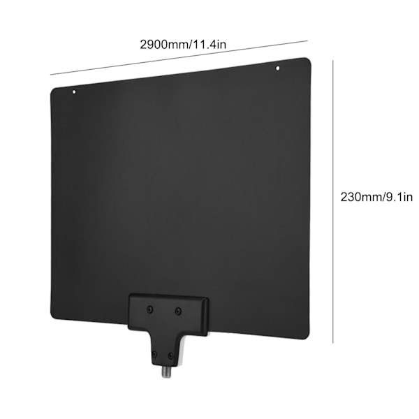LAN-1041 35Miles Ultra tynd indendørs UHF digitalt TV-antenne til 720P 1080P 4K Full HDTV