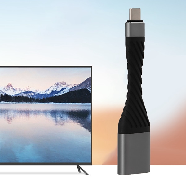 Högkvalitativ HD 4K/30Hz ljud- och videokonverter Typ-C 3.1 till HDMI-adapterkonverter