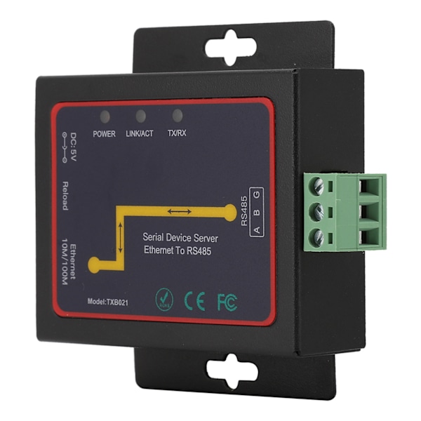 RJ45 til RS485 enkel seriell server med kraftige brikker Smart Loop-overvåking