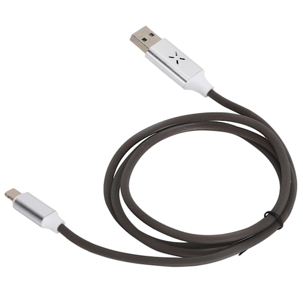 2.4A LED Hurtigopladningskabel Stemmestyring Flash USB til for IOS Flydende Opladerledning
