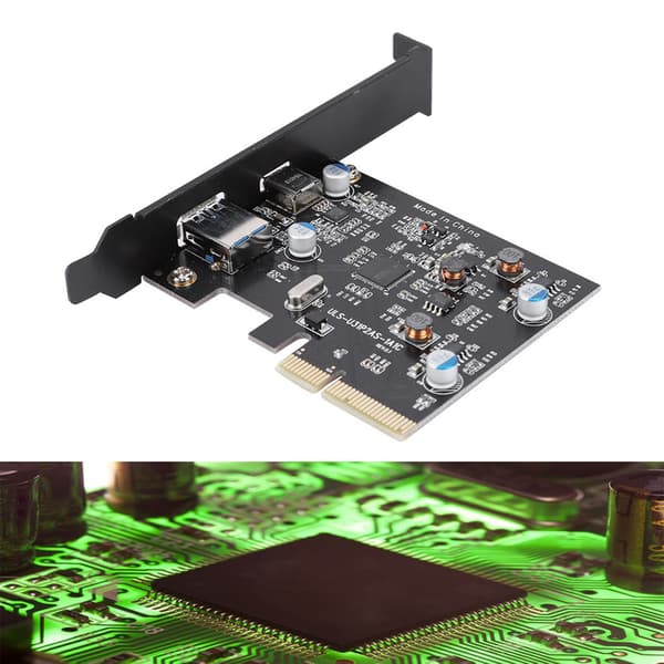 10 Gbps typ A & typ C port PCI expansionskort adapter