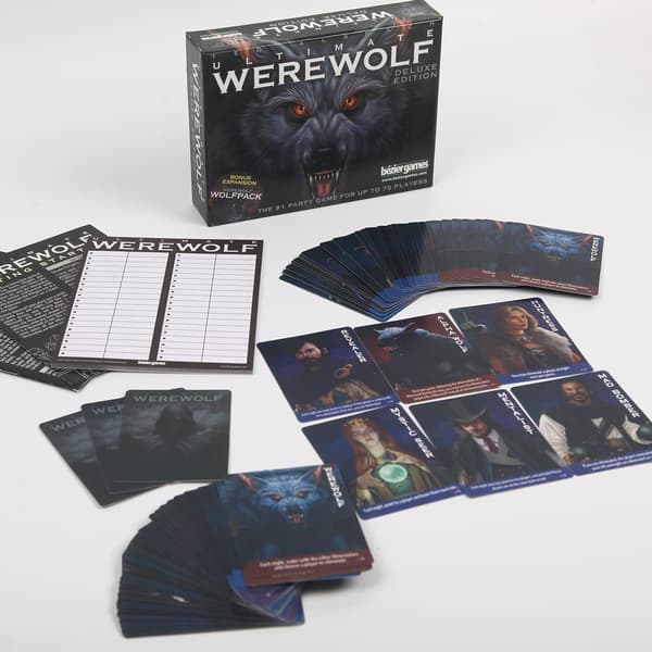 Ultimate Werewolf Deluxe Edition och One Night Ultimate Werewolf Daybreak Brädspel KO-version (2-pack)