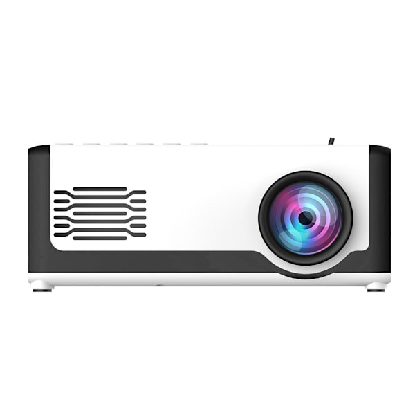 M1 Kannettava Mini LED -projektori 1080P HD HDMI USB AV Tasku Kotiteatteri Media Player 100–240V