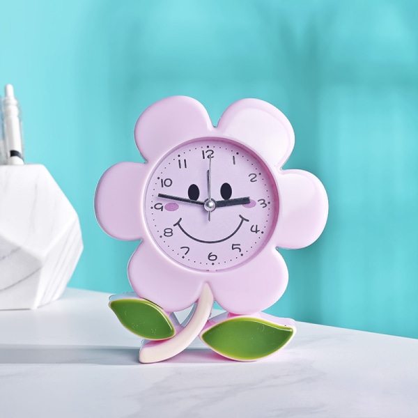 SAYTAY makuuhuoneen herätyskello, kukkaherätyskello, opiskelijan kodin sisustukseen tarkoitettu pöytäkello