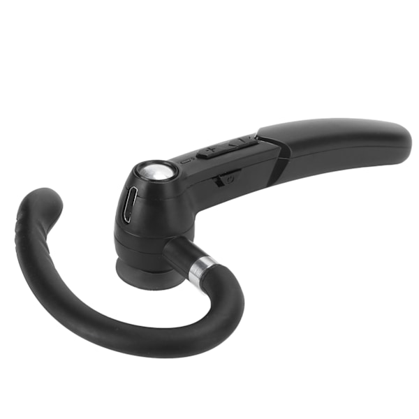 Bærbar monoaural Bluetooth-headset-øretelefon-hovedtelefonudstyr med høj kompatibilitet - sort