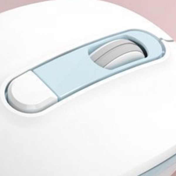 Trådløs mus, 2.4g lydløs mus, bærbar datamus med USB-mottaker, bærbar PC og Windows-system bærbar PC (himmelblå)