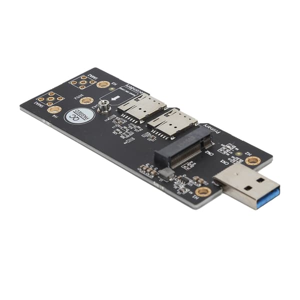 M.2 til USB 3.0 Adapter NGFF Key B 3G/4G/5G Riser Modul Test med Dobbelt SIM-kortslot