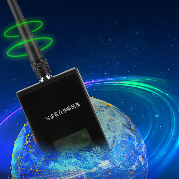 Frekvensteller JK560S for Baofeng Walkie Talkie Dekoder 1-30w 100-520MHz CTCSS/DCS Antenne