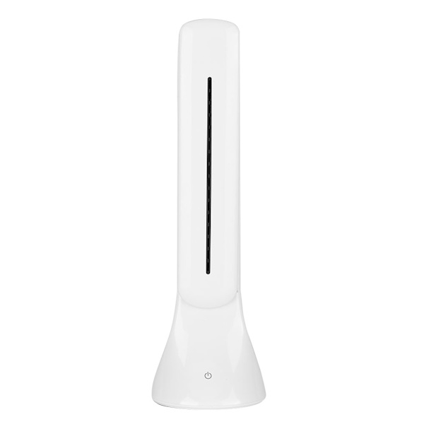 180° Foldbar LED-lampe 33% energibesparelse 3-trins lysstyrke LED-bordlampe til arbejde/studie - Hvid
