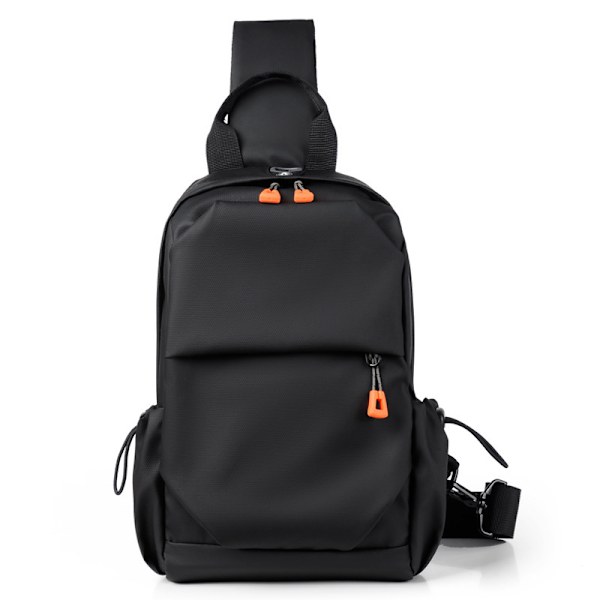 Rintapussi Miesten Crossbody-laukku Ulkoilu Rentouttava Suuri Kapasiteetti Urheilukassi Olkalaukku Pieni Salkku Matkalaukku Reppu Black Type 3